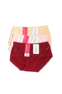 Pack of 3 Cotton Back Lace Panties Combo2
