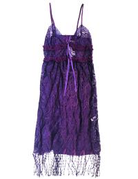 Purple Lace Design Nightdress