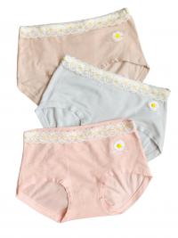 Lace Designed Cotton Panties Combo 1