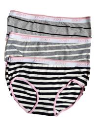Pack of 3 Stripe Cotton Regular Panty
