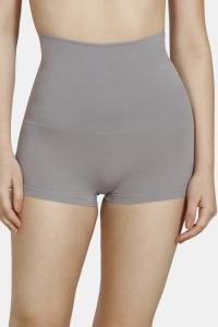 Zivame Tummy Control Midwaist Boyshort Panty For Women - Grey