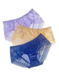 Pack of 3 Designed Lace Panty