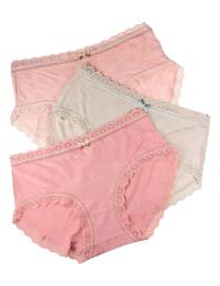 Pack of 3 Bow Design Regular Cotton Panties
