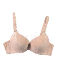 Lace Decorated Spandex Push up Bra