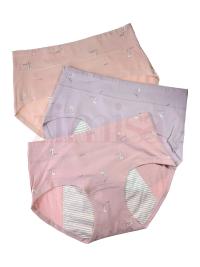 Pack of 3 Leaf Printed Period Panties