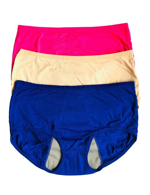 Pack of 3 Soft High Waist Period Panties Combo 2