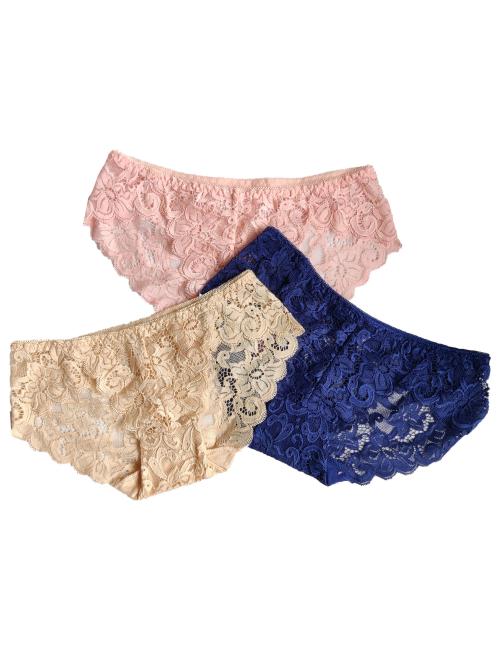 Floral Lace Panty Combo 1