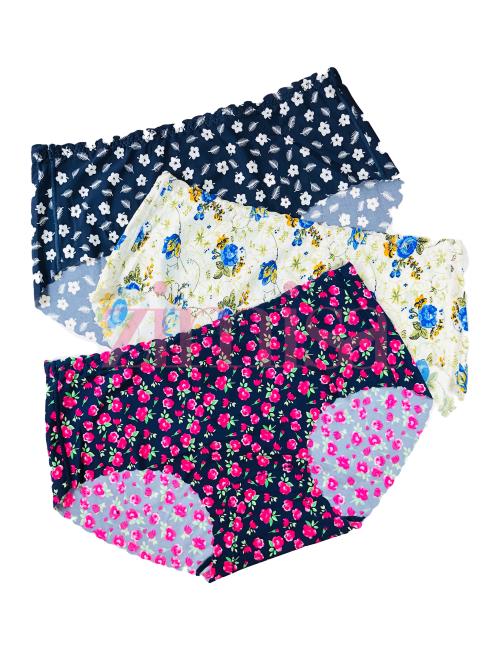 Pack of 3 Floral Printed Panties