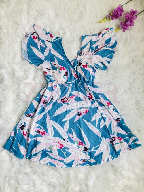 Floral Printed Plus Size One Piece Swimsuit