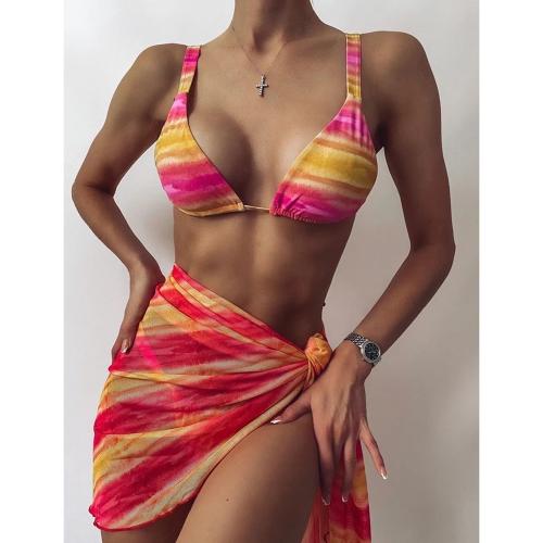 Colorful 3 Piece Bikini