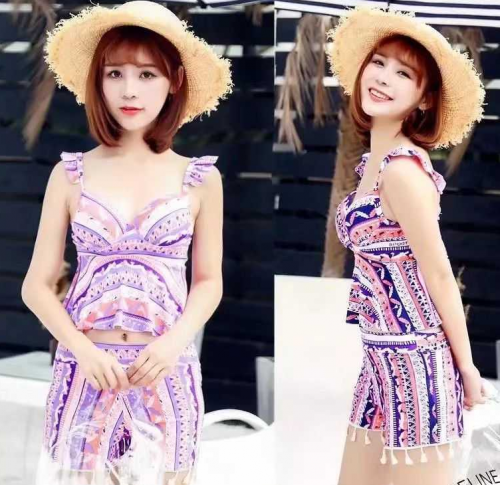Printed Two Piece Swimsuit