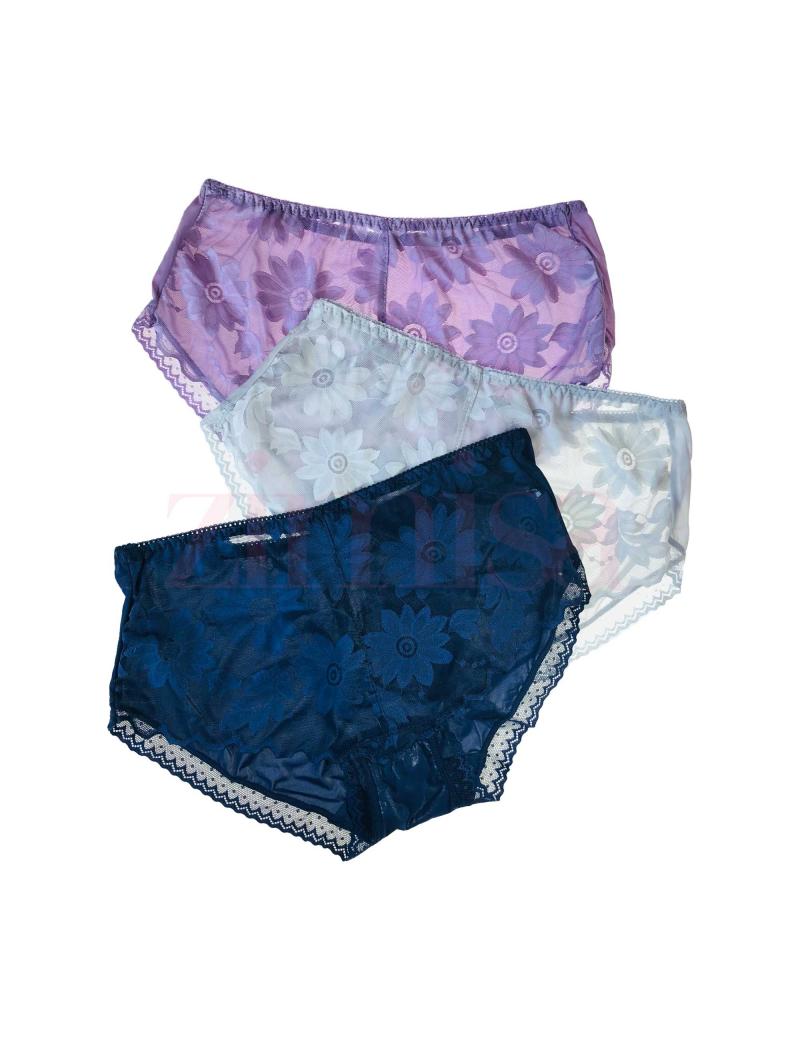 Pack of 3 Floral Soft Lace Panties
