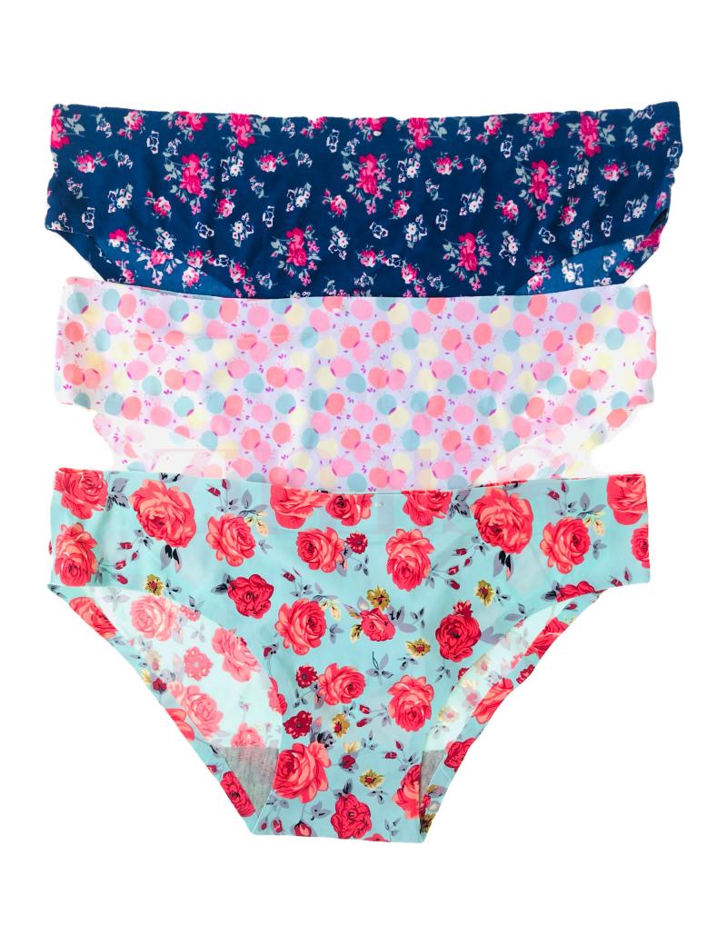 Pack of 3 Colorful Printed Panties