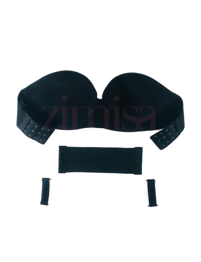 Strapless Bra with Removable Back Strap