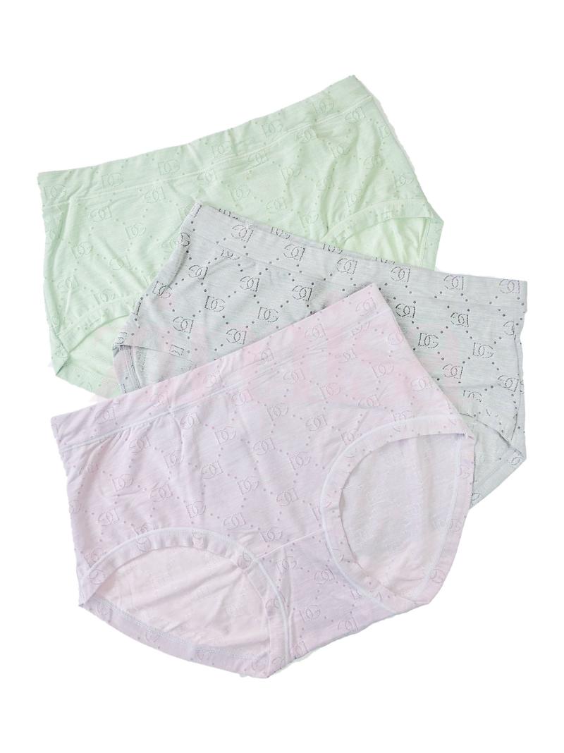 Pack of 3 Regular Cotton Mid Waist Panty