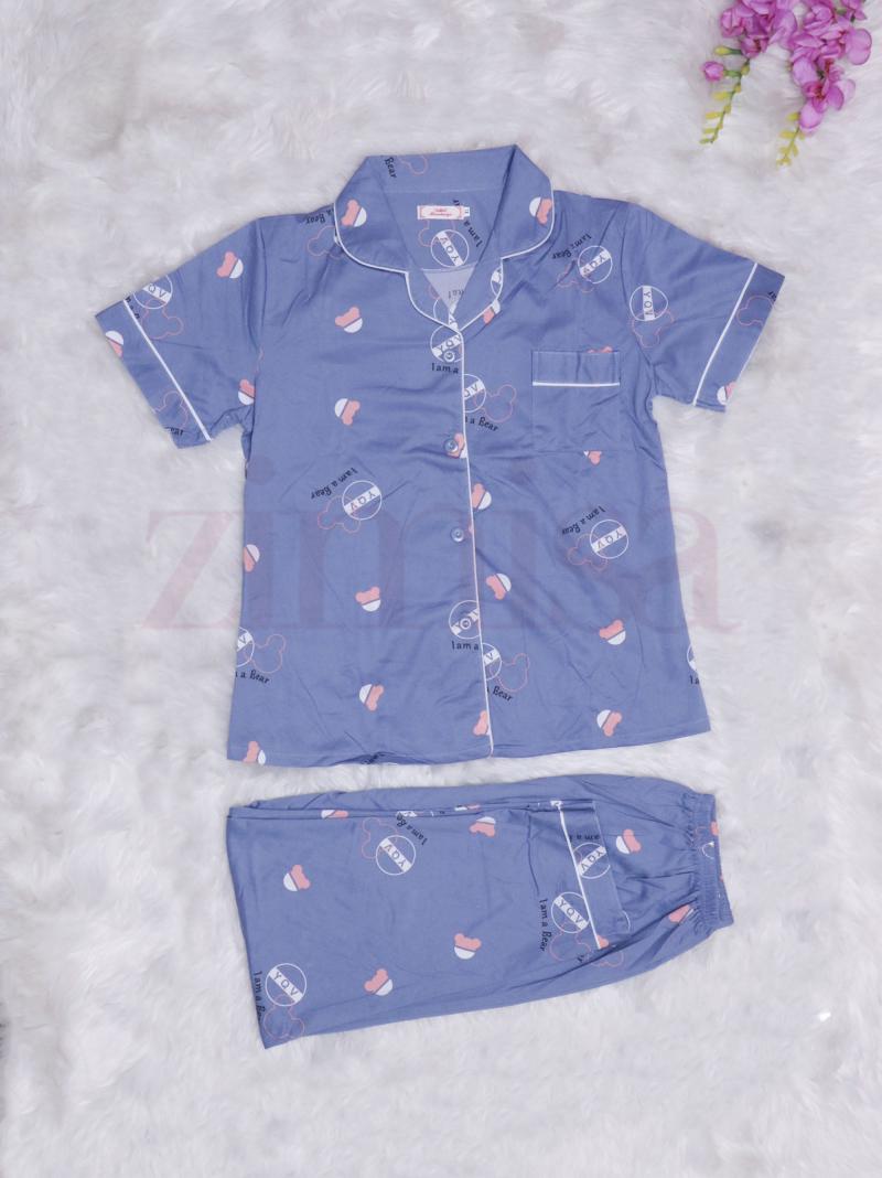Bear Printed Pajama Set