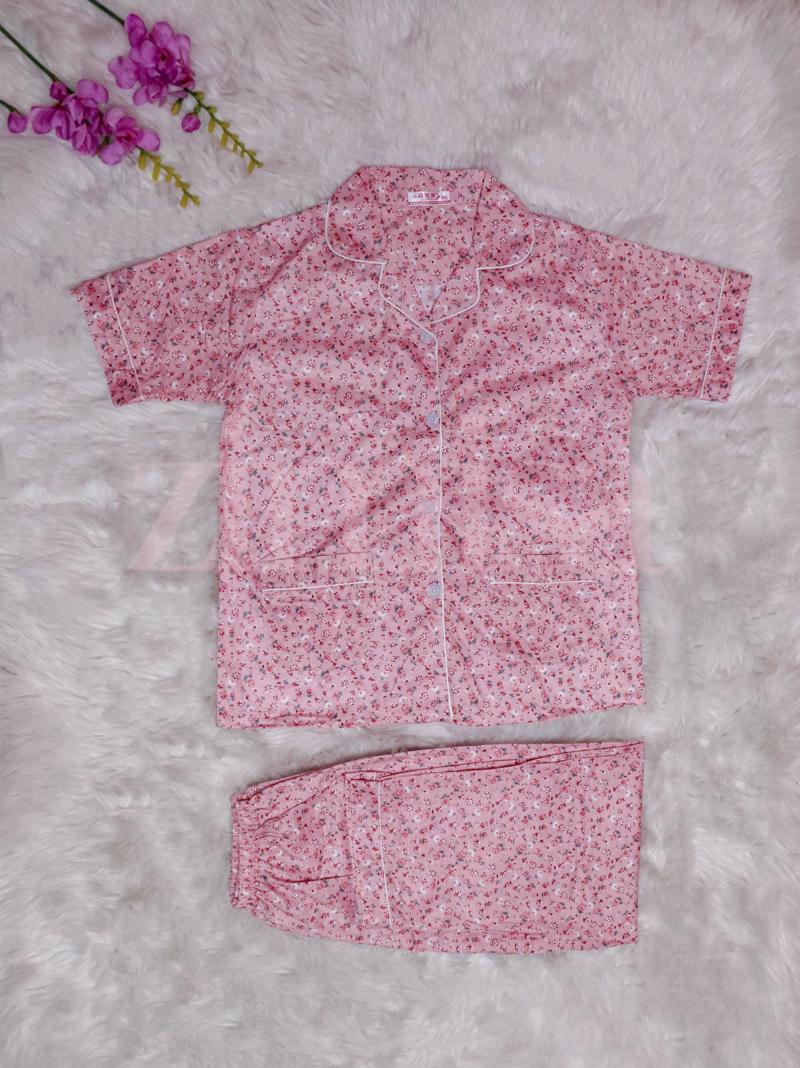 Printed Cotton Pajama Set
