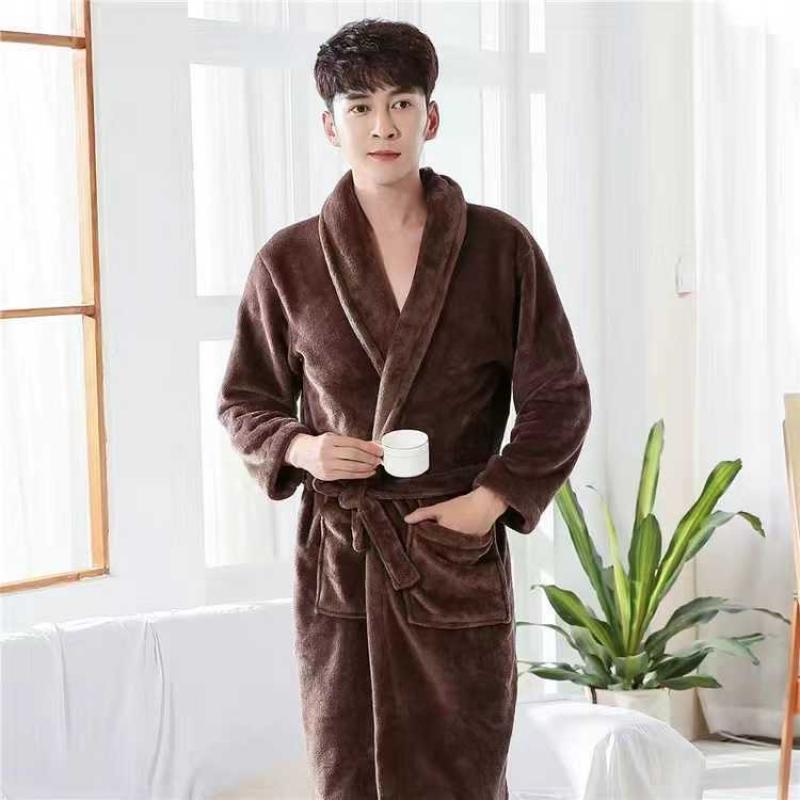 Warm Flannel Unisex Robe