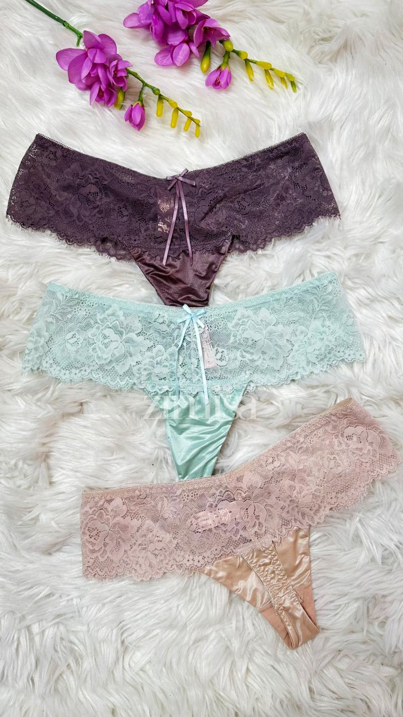 Pack of 3 Lace Thongs Combo
