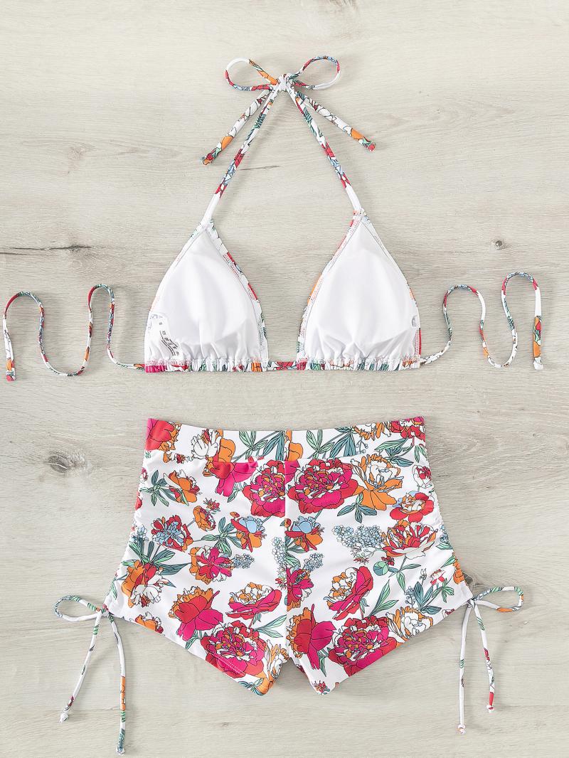 Floral Two Piece Swimsuit